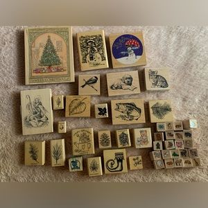 Rubber Stamps Galore (45 in all) one set